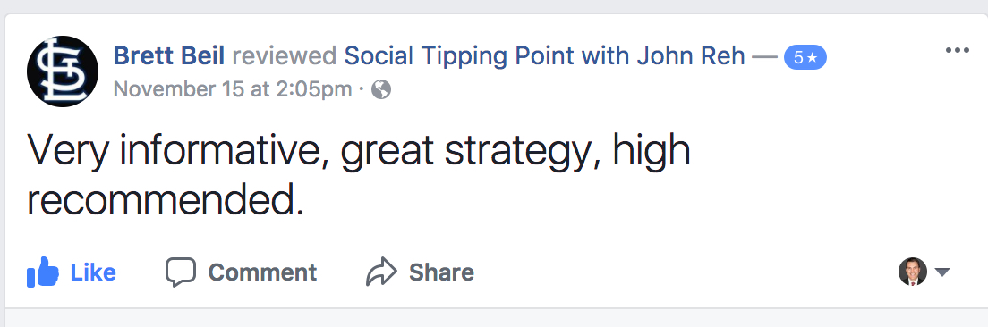 social tipping point 5-star review